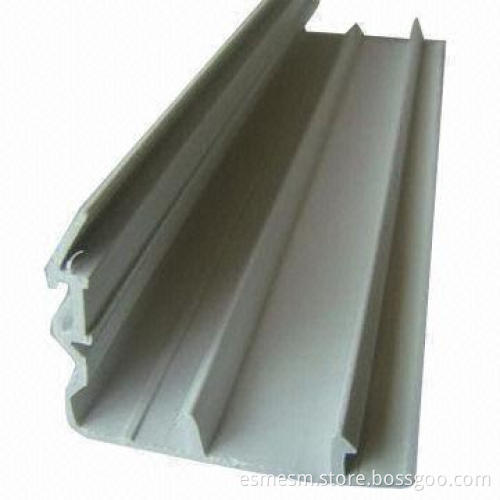 Plastic extrusion/cover, made of PVC, OEM orders are welcome